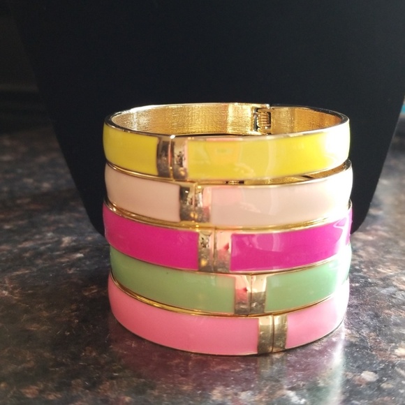 Jewelry - Great Mother's Day Gift Vibrant Enamel Bangles!!